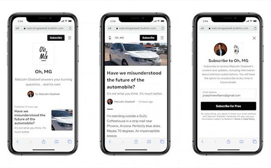 Facebook ra mắt nền tảng bản tin độc lập Bulletin