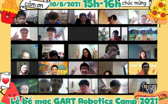 Trại hè thời Covid: Bạn trẻ học lập trình và thiết kế game với GART Camp 2021