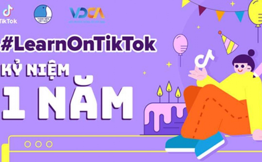 #LearnOnTikTok đạt 140 tỷ lượt xem với hơn 3,7 triệu video