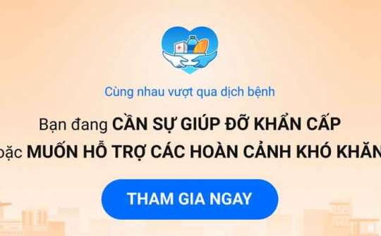 Trên app Zalo đã có tính năng tương trợ khẩn cấp trong dịch bệnh cho phía Nam