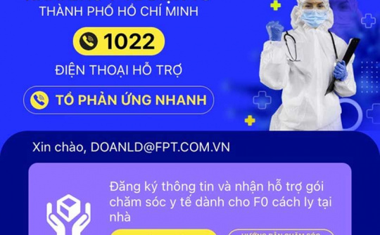 Ứng dụng công nghệ thông tin hỗ trợ chăm sóc F0 tại nhà