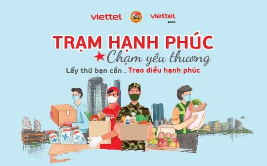 “Trạm hạnh phúc - Chạm yêu thương” kêu gọi được 15 tấn hàng gửi tới đồng bào Tp. HCM