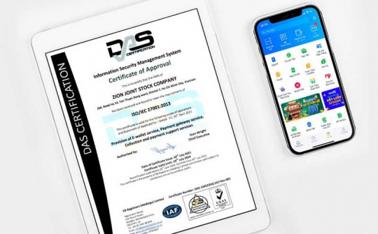 ZaloPay đạt chứng chỉ an ninh quốc tế ISO 27001