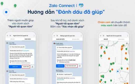 Zalo Connect ghi nhận 85.000 lượt giúp đỡ, mở rộng "bản đồ tương trợ"