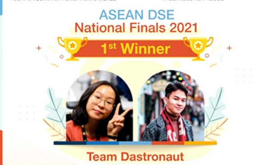 Sinh viên RMIT Việt Nam giành giải nhất vòng chung kết quốc gia ASEANDSE 2021