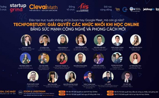 Chuỗi sự kiện TechForStudy khởi động: Gỡ khó khăn cho việc học và dạy online