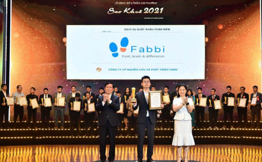 Dịch vụ xuất khẩu phần mềm Fabbi JSC vinh dự nhận giải thưởng Sao Khuê 2021