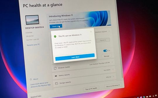 Microsoft khôi phục ứng dụng PC Health Check