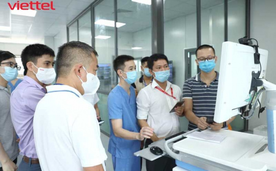 Bệnh viện dã chiến "hiện đại nhất Hà Nội" có hạ tầng CNTT do Viettel thiết kế