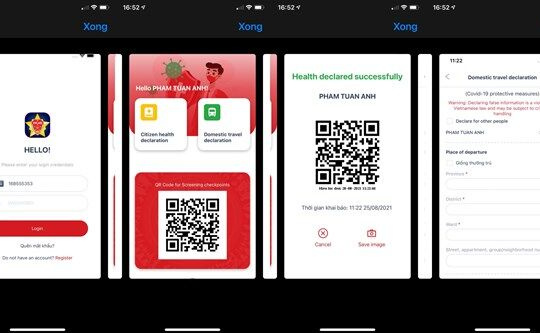 Bộ Công an triển khai ứng dụng khai báo y tế điện tử VIEID