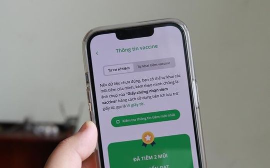 Phiên bản PC-Covid trên iOS bổ sung tính năng tự khai tiêm vắc xin