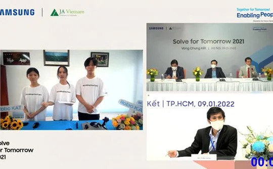 Samsung Việt Nam tìm ra người chiến thắng tại Solve for Tomorrow 2021