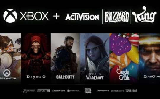 Microsoft mua Activision Blizzard với giá 68,7 tỉ USD