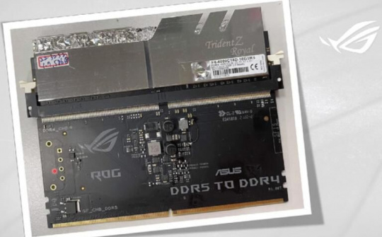 Asus giới thiệu bộ điều hợp hỗ trợ lắp DDR4 vào bo mạch chủ DDR5