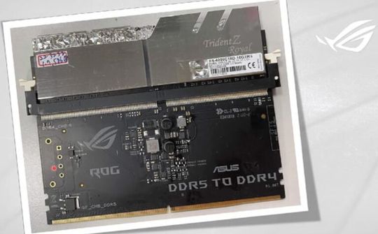Asus giới thiệu bộ điều hợp hỗ trợ lắp DDR4 vào bo mạch chủ DDR5