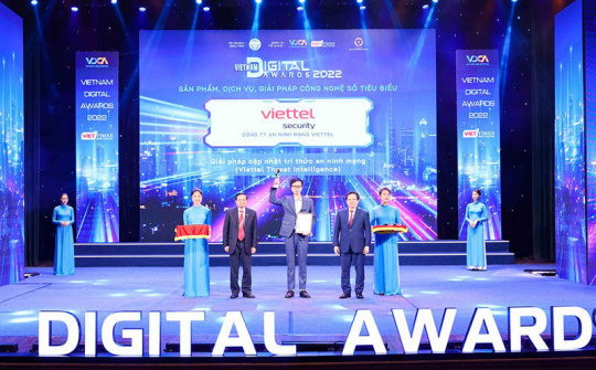 Viettel dẫn đầu giải thưởng Chuyển đổi số Việt Nam 2022