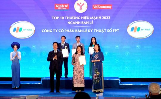 FPT Retail được vinh danh Thương hiệu mạnh Việt Nam lần thứ 9 liên tiếp