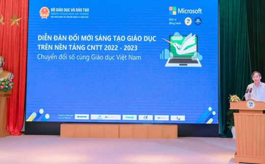 Đổi mới sáng tạo giáo dục, nâng cao nhận thức về chuyển đổi số