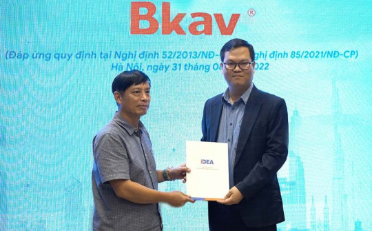 Bkav được cấp phép cung cấp dịch vụ chứng thực Hợp đồng điện tử
