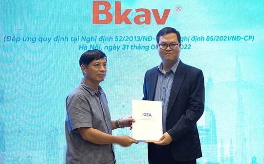 Bkav được cấp phép cung cấp dịch vụ chứng thực Hợp đồng điện tử