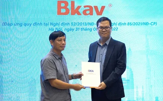 Bkav được cấp phép cung cấp dịch vụ chứng thực Hợp đồng điện tử