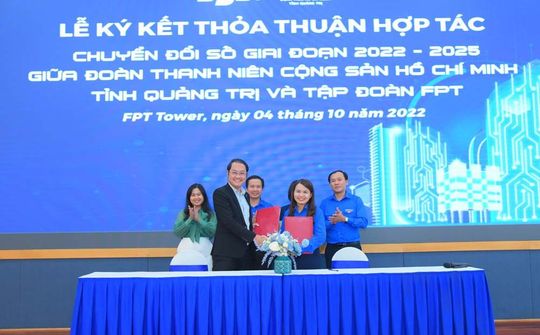 FPT và Tỉnh Đoàn Quảng Trị hợp tác thúc đẩy chuyển đổi số
