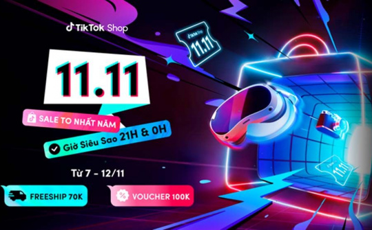 TikTok Shop khởi động chương trình 11.11 - Sale To Nhất Năm