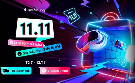 TikTok Shop khởi động chương trình 11.11 - Sale To Nhất Năm