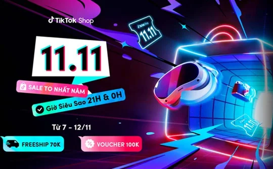 TikTok Shop khởi động chương trình 11.11 - Sale To Nhất Năm