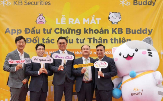 KBSV ra mắt Ứng dụng Đầu tư Chứng khoán KB Buddy