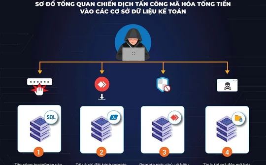 Năm 2022, tấn công tấn công ransomware nhằm vào máy chủ kế toán nở rộ