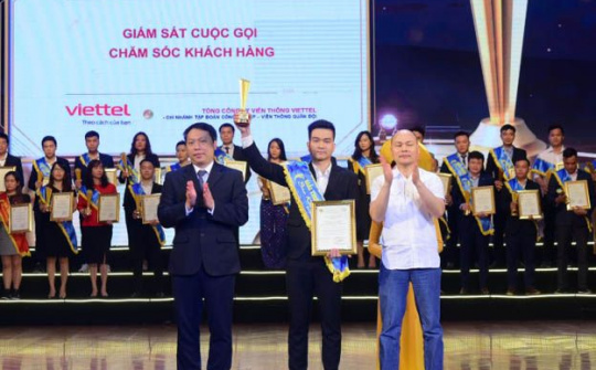 Đề cử “Giám sát cuộc gọi Chăm sóc khách hàng” của Viettel Telecom vinh dự nhận Cúp Sao Khuê 2022