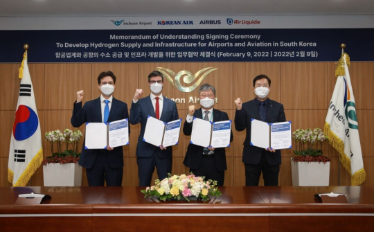 Airbus hợp tác tiên phong nhiên liệu hydro trong lĩnh vực hàng không tại Hàn Quốc