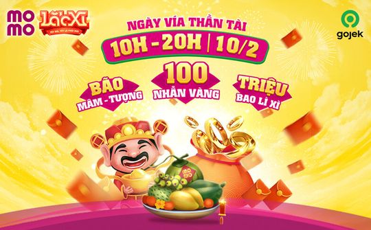 Lắc Xì 2022 gia lộc đầu năm với 100 nhẫn vàng, hàng triệu bao lì xì...