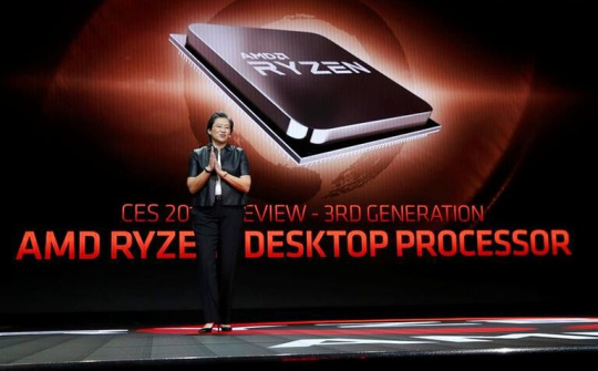 AMD lần đầu tiên vượt Intel về giá trị vốn hóa thị trường