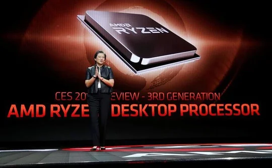 AMD lần đầu tiên vượt Intel về giá trị vốn hóa thị trường