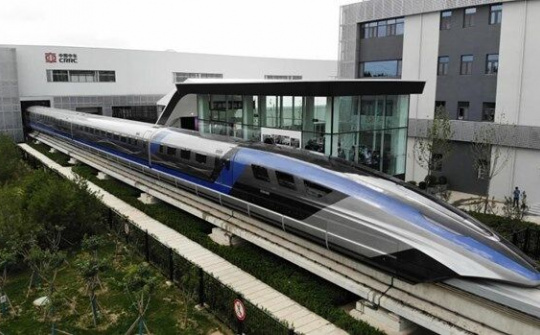 Trung Quốc hoàn tất thử nghiệm tàu đệm từ thương mại thế hệ mới