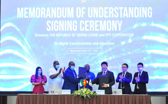 FPT tư vấn chuyển đổi số quốc gia cho Chính phủ Sierra Leone
