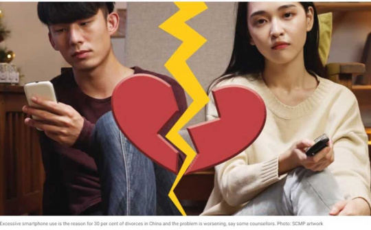 Nghiện smartphone gây ra 30% các vụ ly hôn ở Trung Quốc