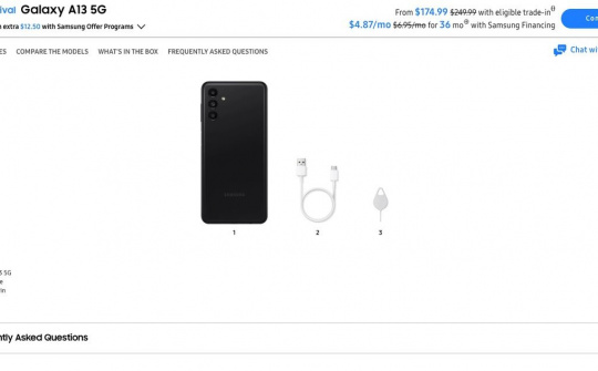 Samsung Galaxy A bán ra tại Mỹ không kèm sạc