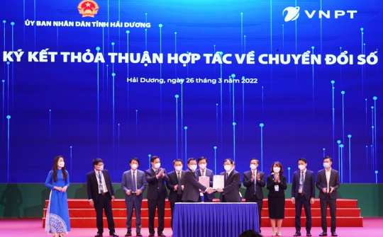 VNPT sát cánh cùng Hải Dương đi trước đón đầu trong chuyển đổi số