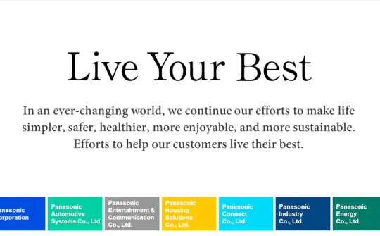 Panasonic công bố slogan mới