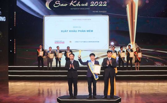GMO-Z.com RUNSYSTEM nhận danh hiệu Sao Khuê năm thứ 6 năm liên tiếp