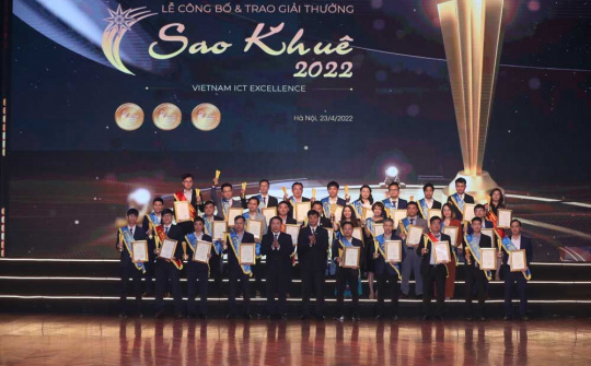 Sao Khuê 2022 tôn vinh 174 nền tảng, dịch vụ, giải pháp số