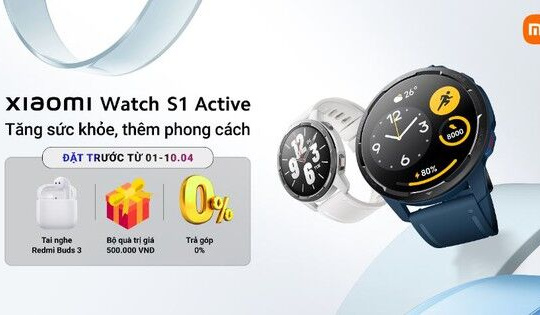 Xiaomi Watch S1 Active lên kệ tại thị trường Việt Nam