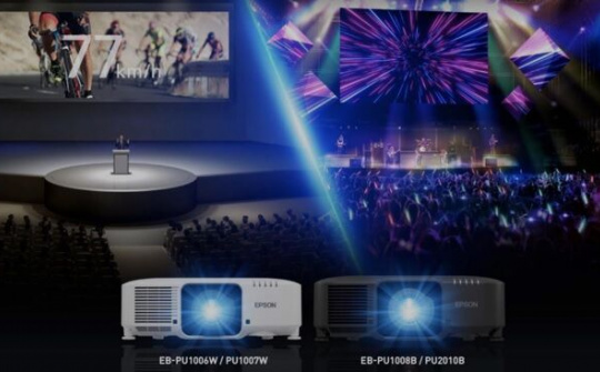 Epson ra mắt loạt máy chiếu laser độ sáng cao nhỏ gọn mới