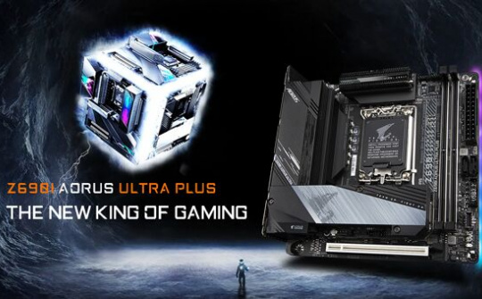 GIGABYTE ra mắt Z690I AORUS ULTRA PLUS  trang bị công nghệ kết nối kép mới