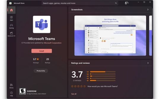 Microsoft Teams chính thức cập bến Microsoft Store