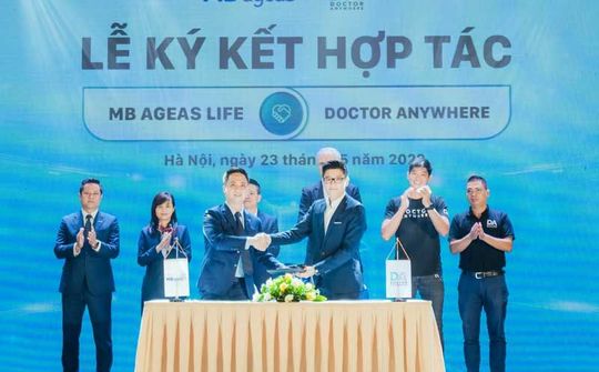 MB Ageas Life và Doctor Anywhere hợp tác, cung cấp dịch vụ chăm sóc sức khỏe chuyên biệt