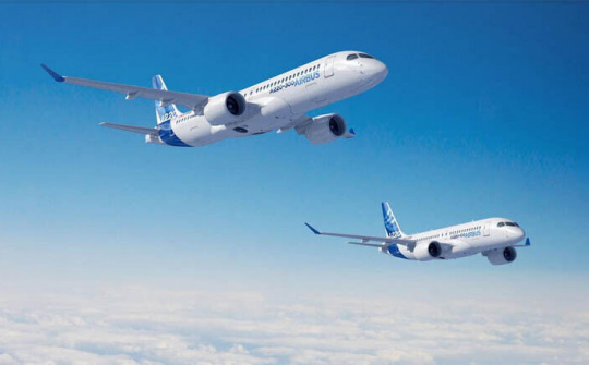 Máy bay A220 đến Hà Nội trong chuyến lưu diễn tại khu vực Châu Á-Thái Bình Dương